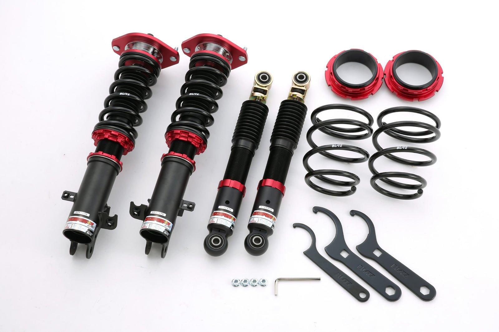 BLITZ ZZ-R COILOVER SUSPENSION SET FOR MAZDA FLAIR WAGON MM21S K6A (TURBO NA) 92491
