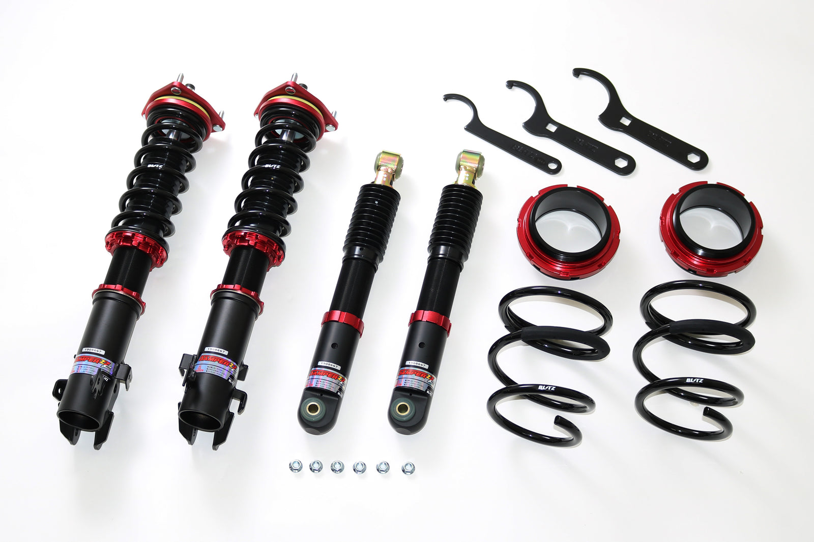 BLITZ ZZ-R COILOVER SUSPENSION SET FOR SUBARU SAMBAR S331B KF-DET 92501