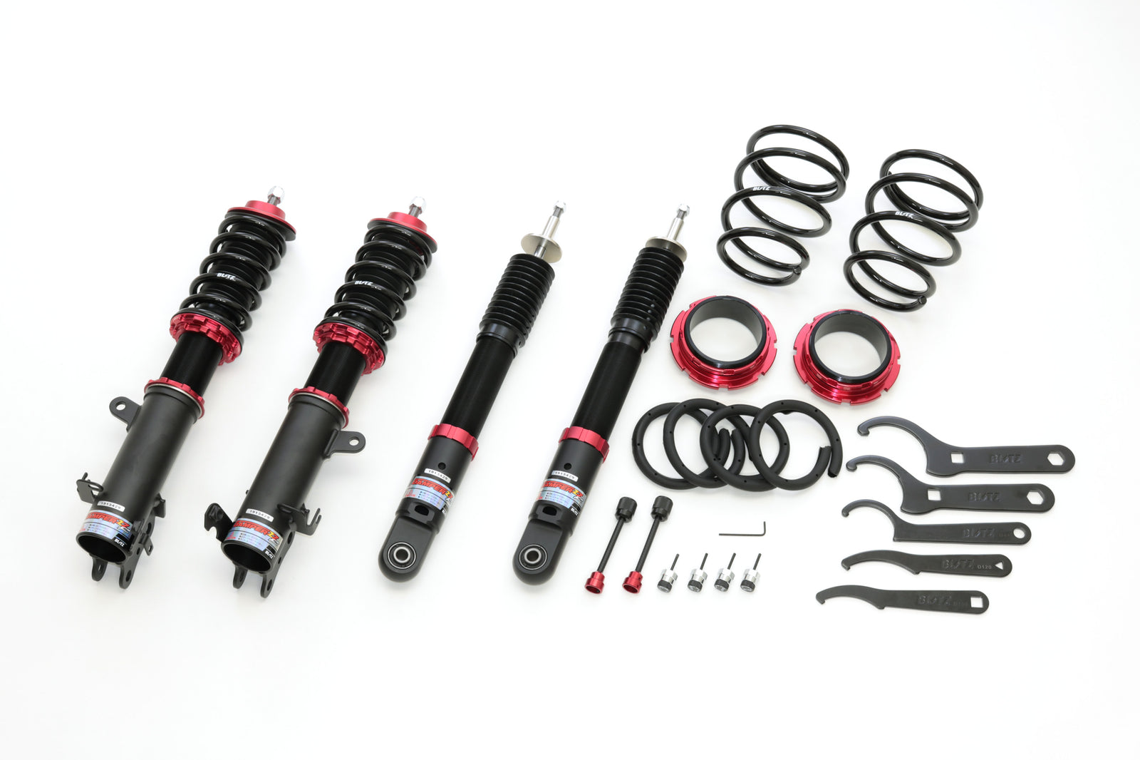 BLITZ ZZ-R COILOVER SUSPENSION SET FOR SUZUKI SPACIA CUSTOM MK53S R06A-WA05A (TURBO NA) 92529