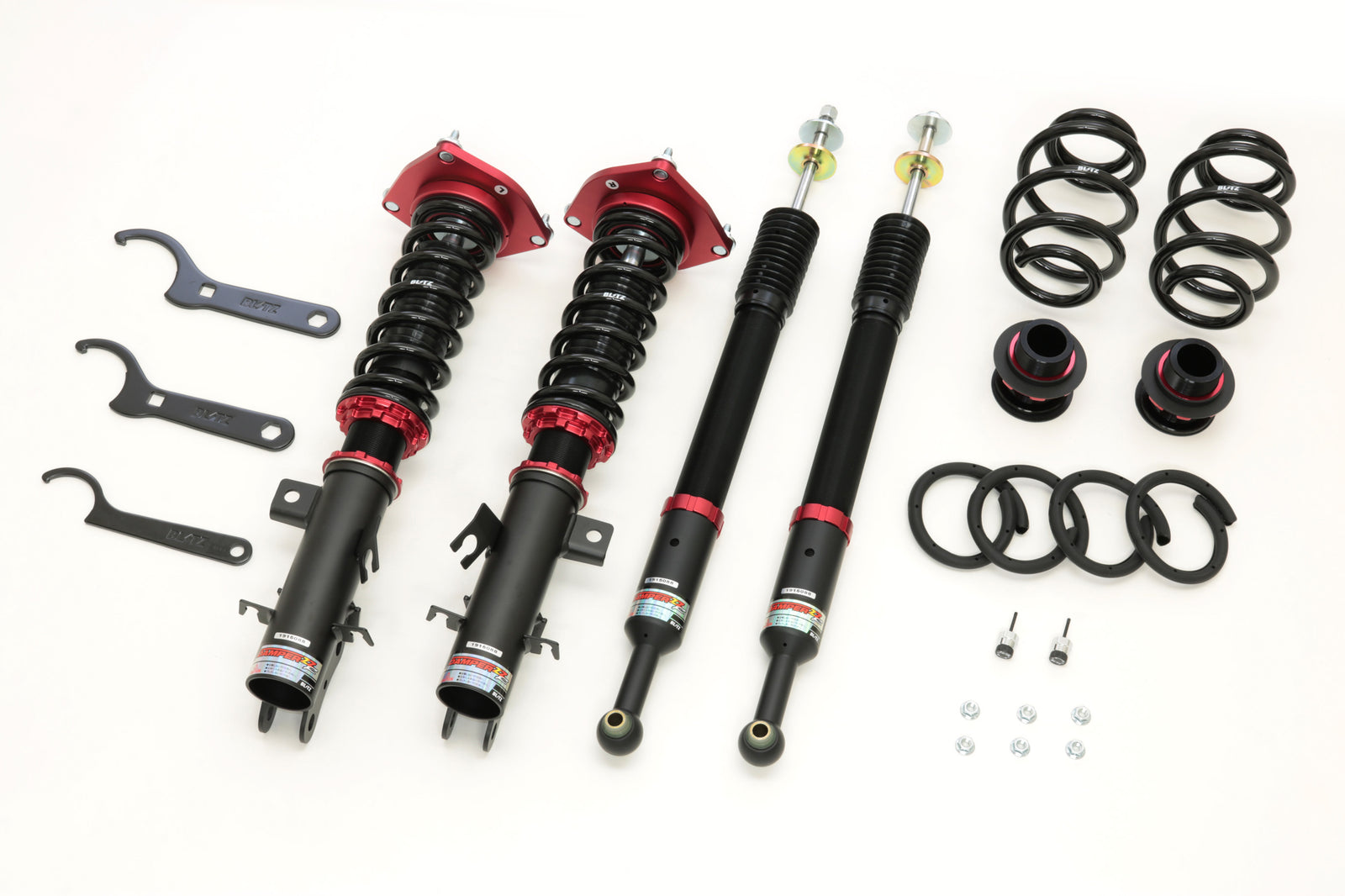BLITZ ZZ-R COILOVER SUSPENSION SET FOR NISSAN LEAF E+ ZE1 EM57 92531