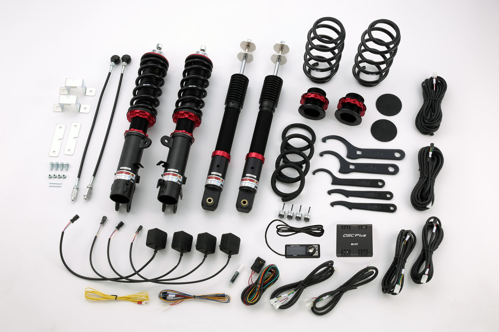 BLITZ ZZ-R DSC PLUS COILOVER SUSPENSION SET FOR HONDA N-BOX CUSTOM JF2 S07A (TURBO NA) 98630