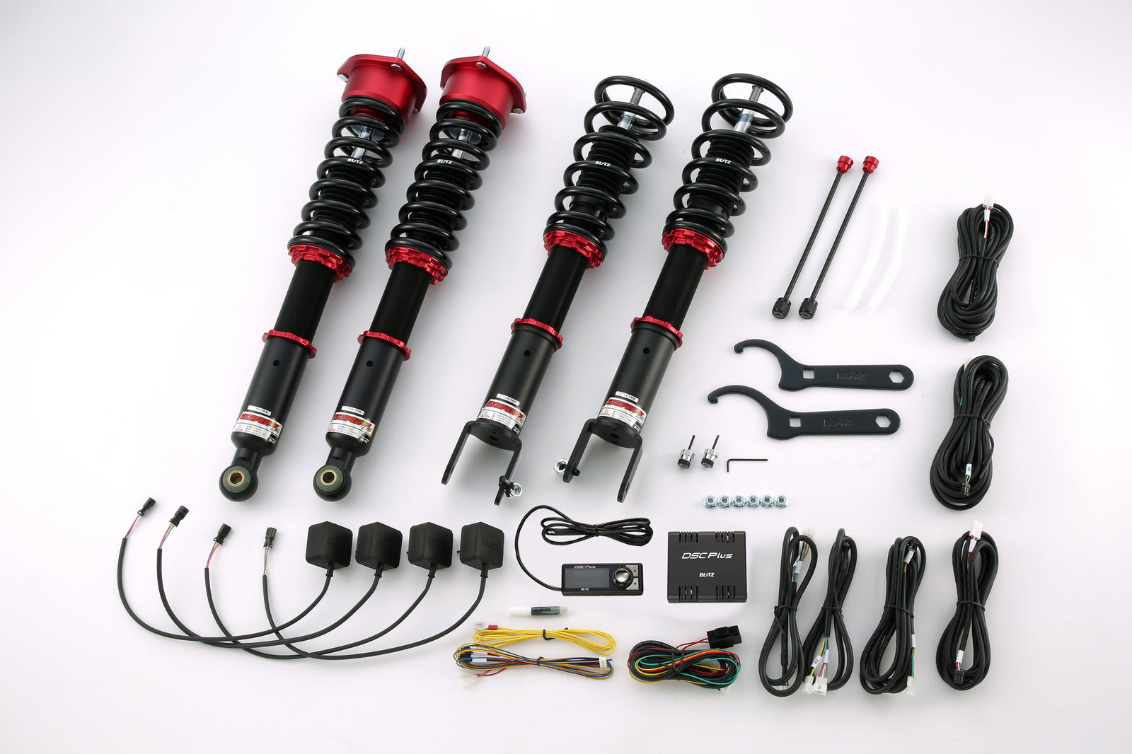 BLITZ ZZ-R DSC PLUS COILOVER SUSPENSION SET FOR NISSAN SKYLINE HYBRID HV37 VQ35-HM34 98320