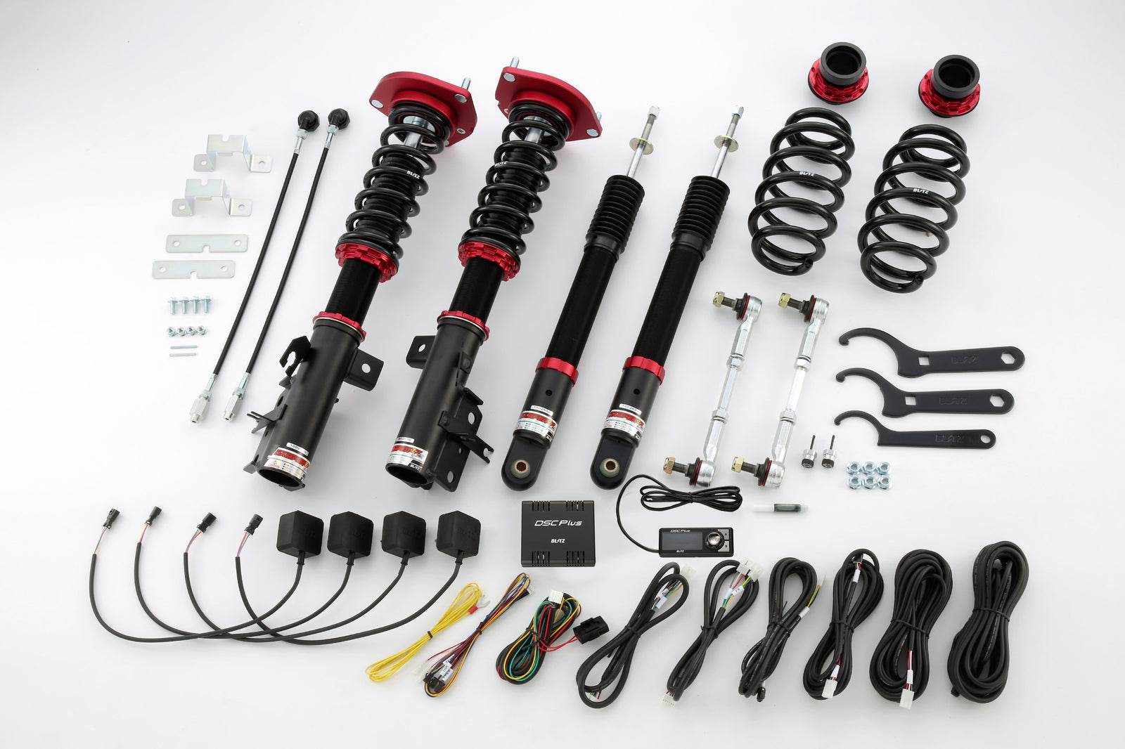 BLITZ ZZ-R DSC PLUS COILOVER SUSPENSION SET FOR NISSAN SERENA NC25 CNC25 MR20DE 98354