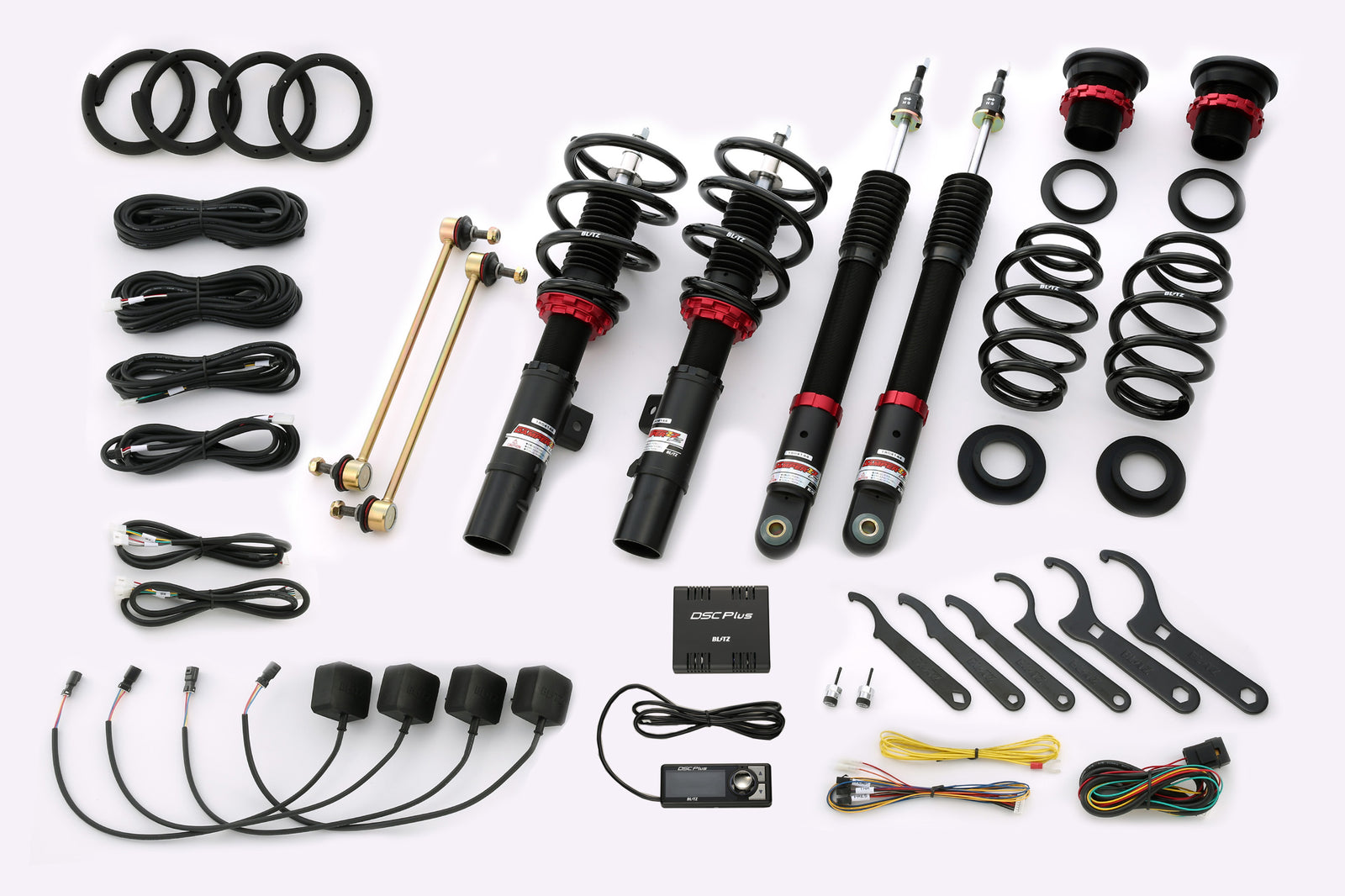 BLITZ ZZ-R DSC PLUS COILOVER SUSPENSION SET FOR HONDA CIVIC HATCHBACK FK7 L15C 98391