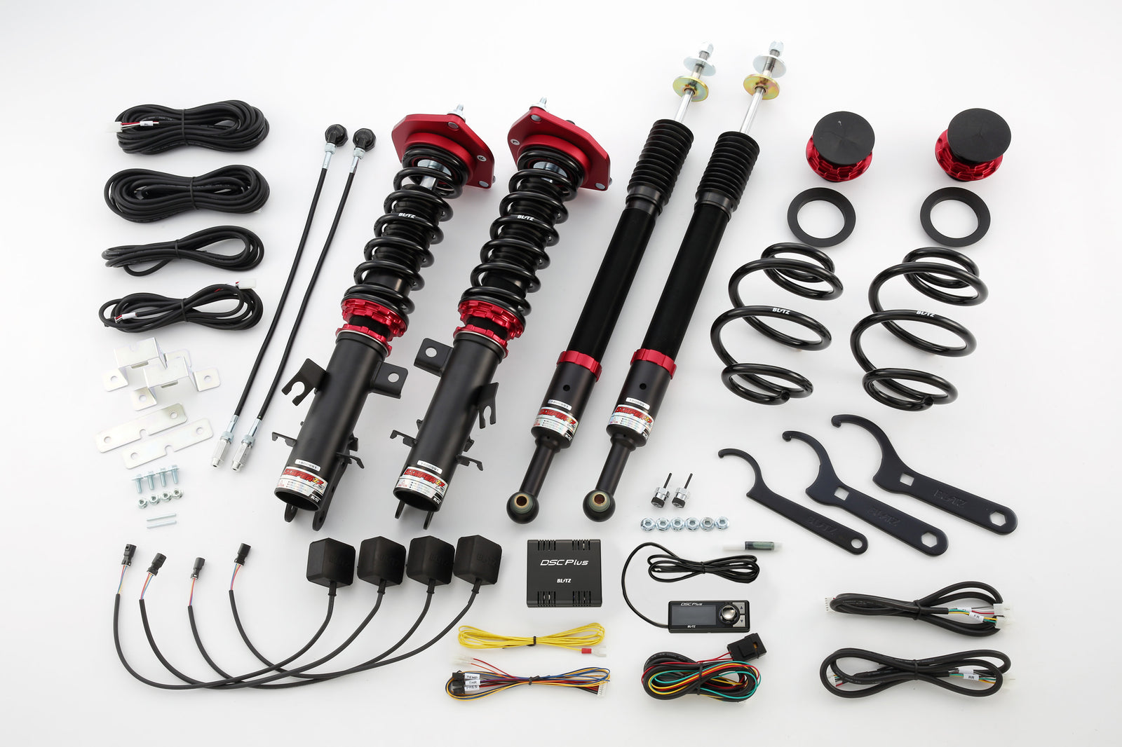 BLITZ ZZ-R DSC PLUS COILOVER SUSPENSION SET FOR NISSAN REEF ZE0 AZE0 EM57 98462