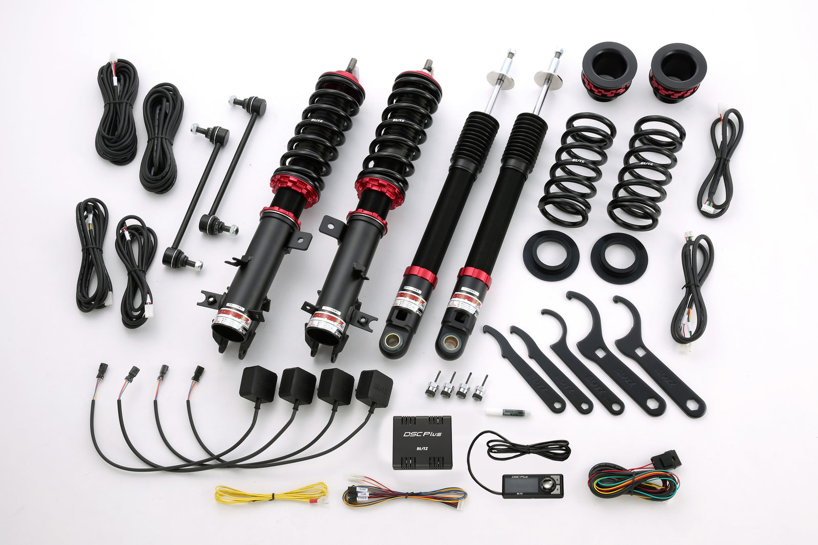 BLITZ ZZ-R DSC PLUS COILOVER SUSPENSION SET FOR SUZUKI SWIFT ZC72S K12B 98465