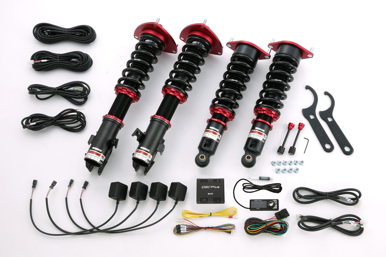 BLITZ ZZ-R DSC PLUS COILOVER SUSPENSION SET FOR SUBARU EXIGA CROSSOVER 7 YAM FB25(NA) 98472