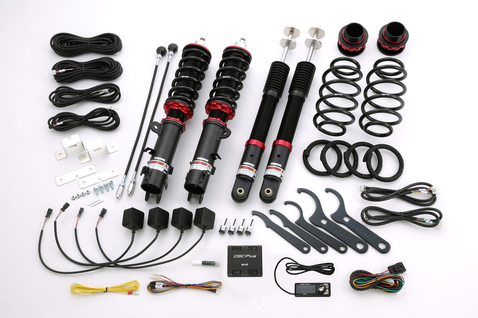 BLITZ ZZ-R DSC PLUS COILOVER SUSPENSION SET FOR HONDA N-BOX+CUSTOM JF1 S07A (TURBO NA) 98629