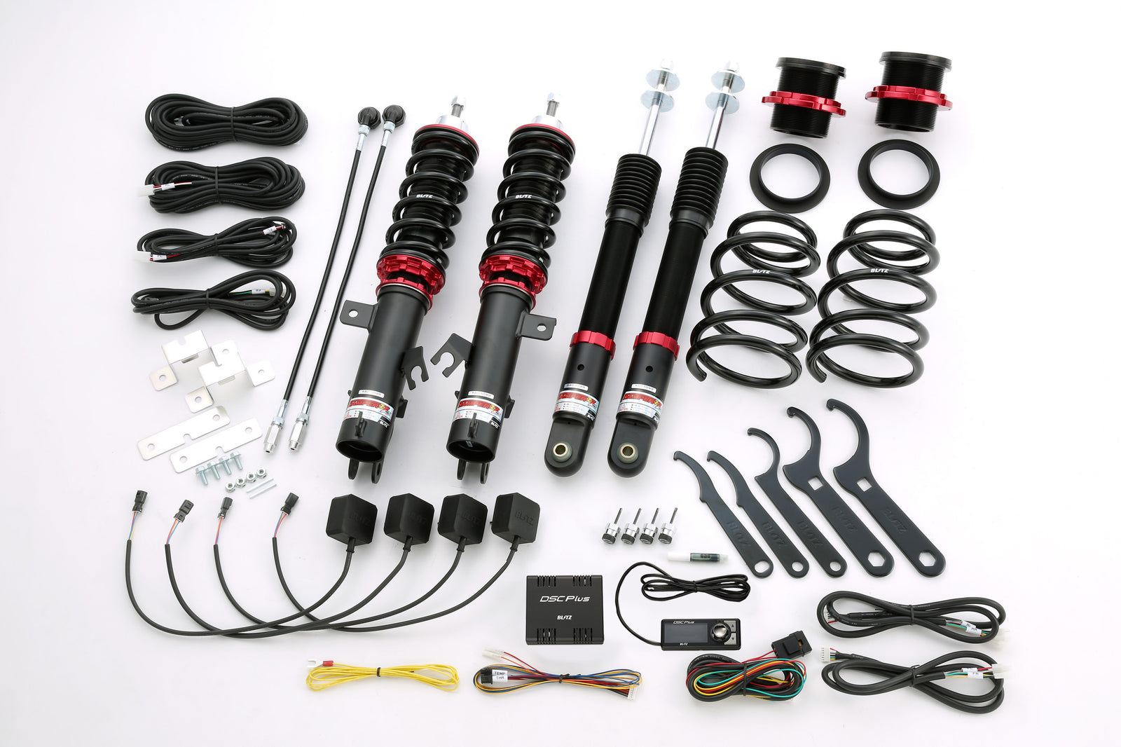 BLITZ ZZ-R DSC PLUS COILOVER SUSPENSION SET FOR NISSAN NOTES E12 HR12DE HR12DDR 98493
