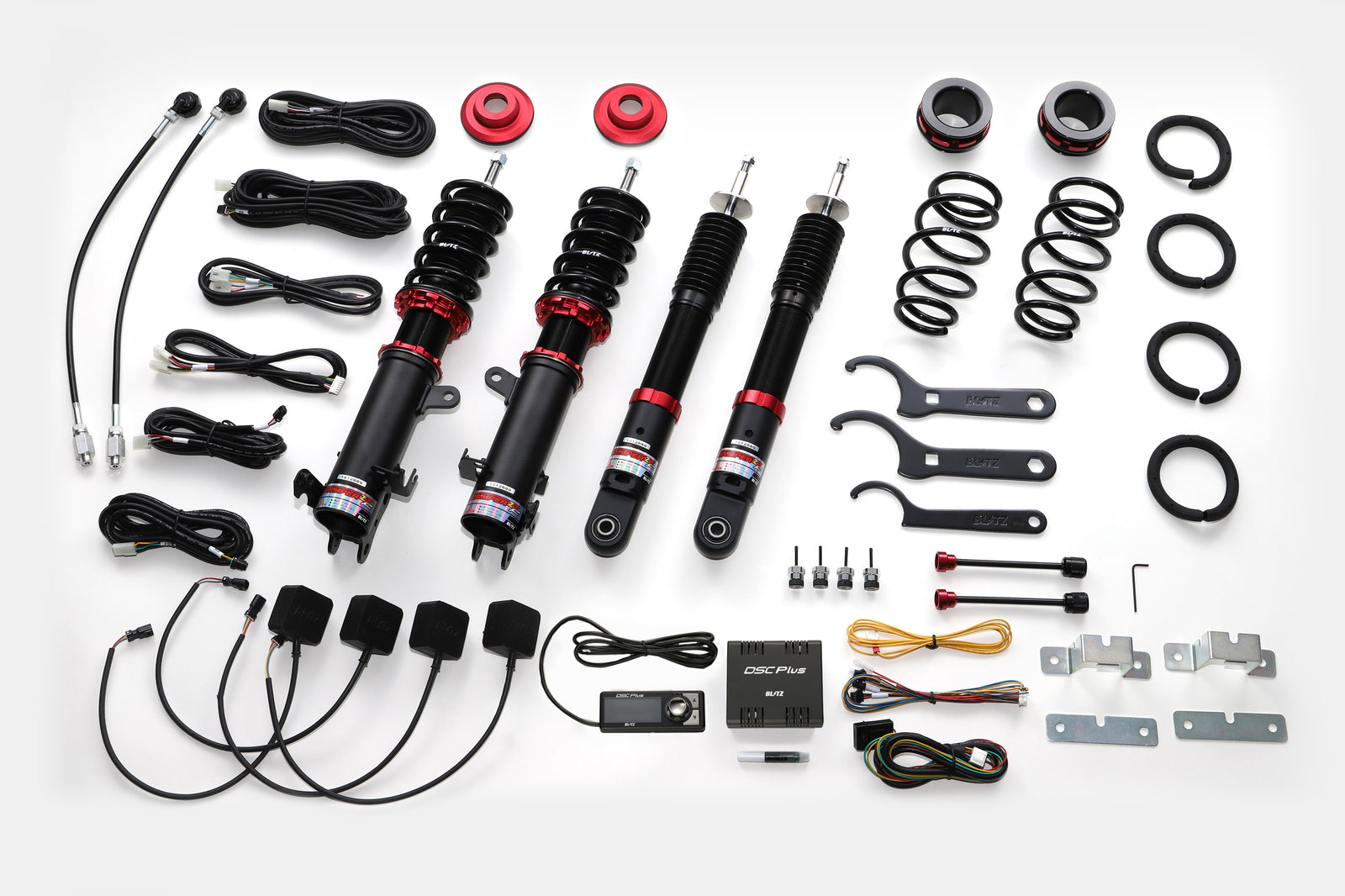 BLITZ ZZ-R DSC PLUS COILOVER SUSPENSION SET FOR SUZUKI SPACIA CUSTOM MK53S R06A-WA05A (TURBO NA) 98503