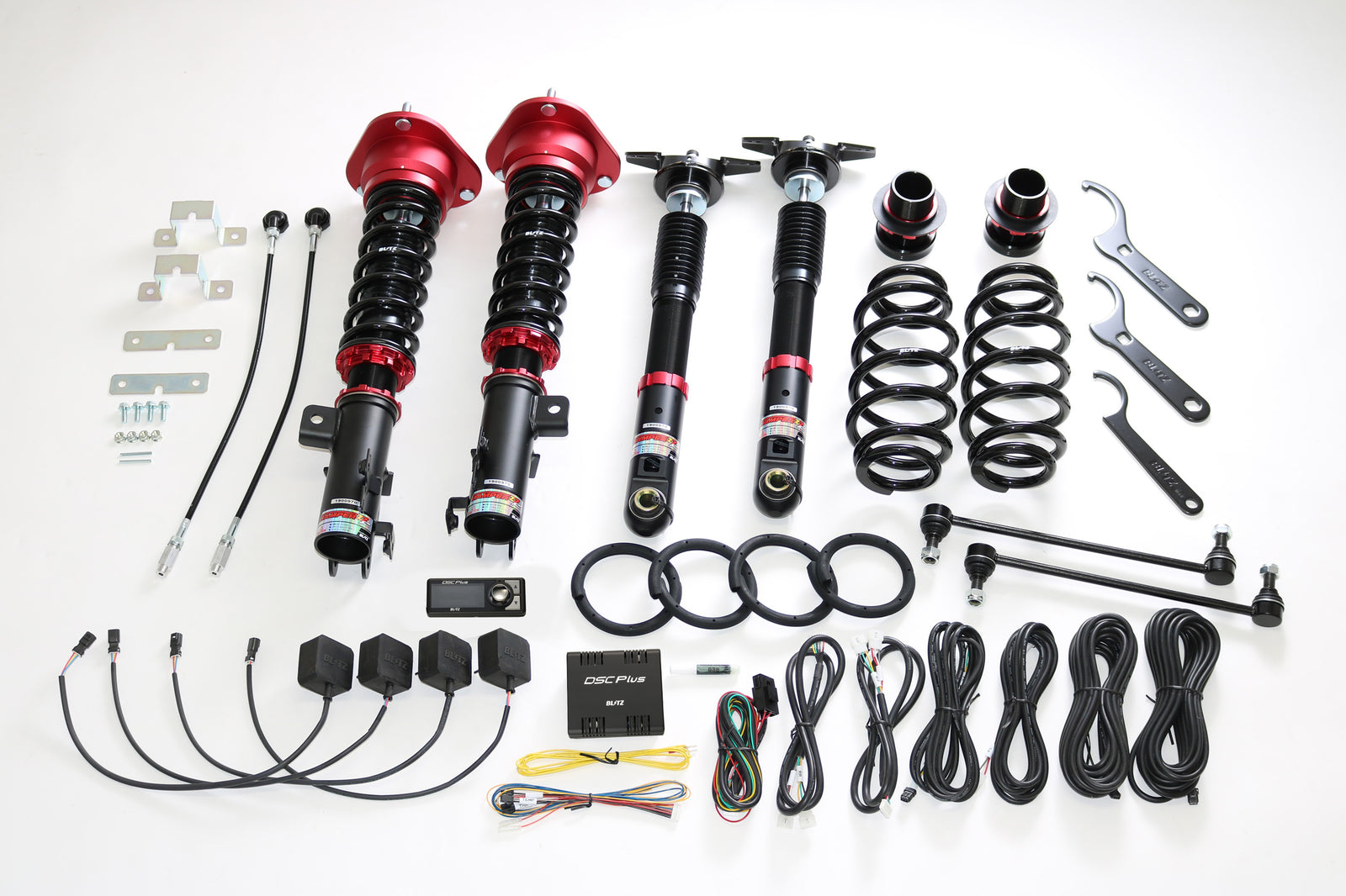 BLITZ ZZ-R DSC PLUS COILOVER SUSPENSION SET FOR TOYOTA COROLLA HYBRID ZWE211 2ZR-1NM 98512