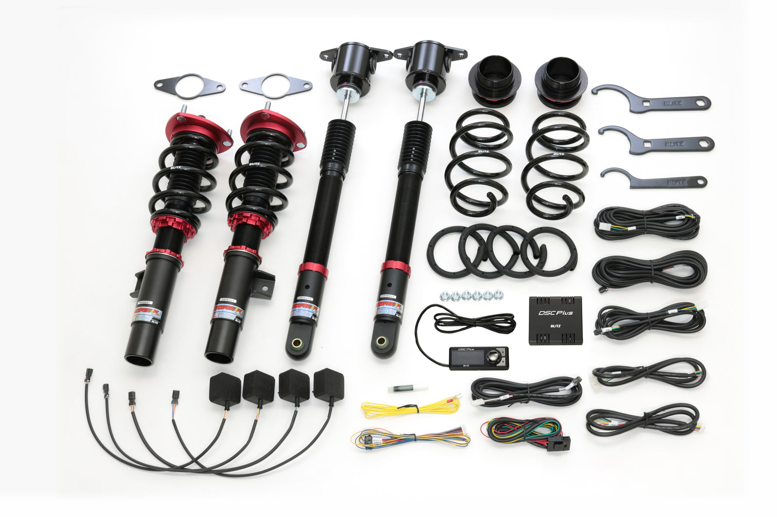BLITZ ZZ-R DSC PLUS COILOVER SUSPENSION SET FOR MAZDA MAZDA3 FASTBACK BP8P S8-DPTS 98534