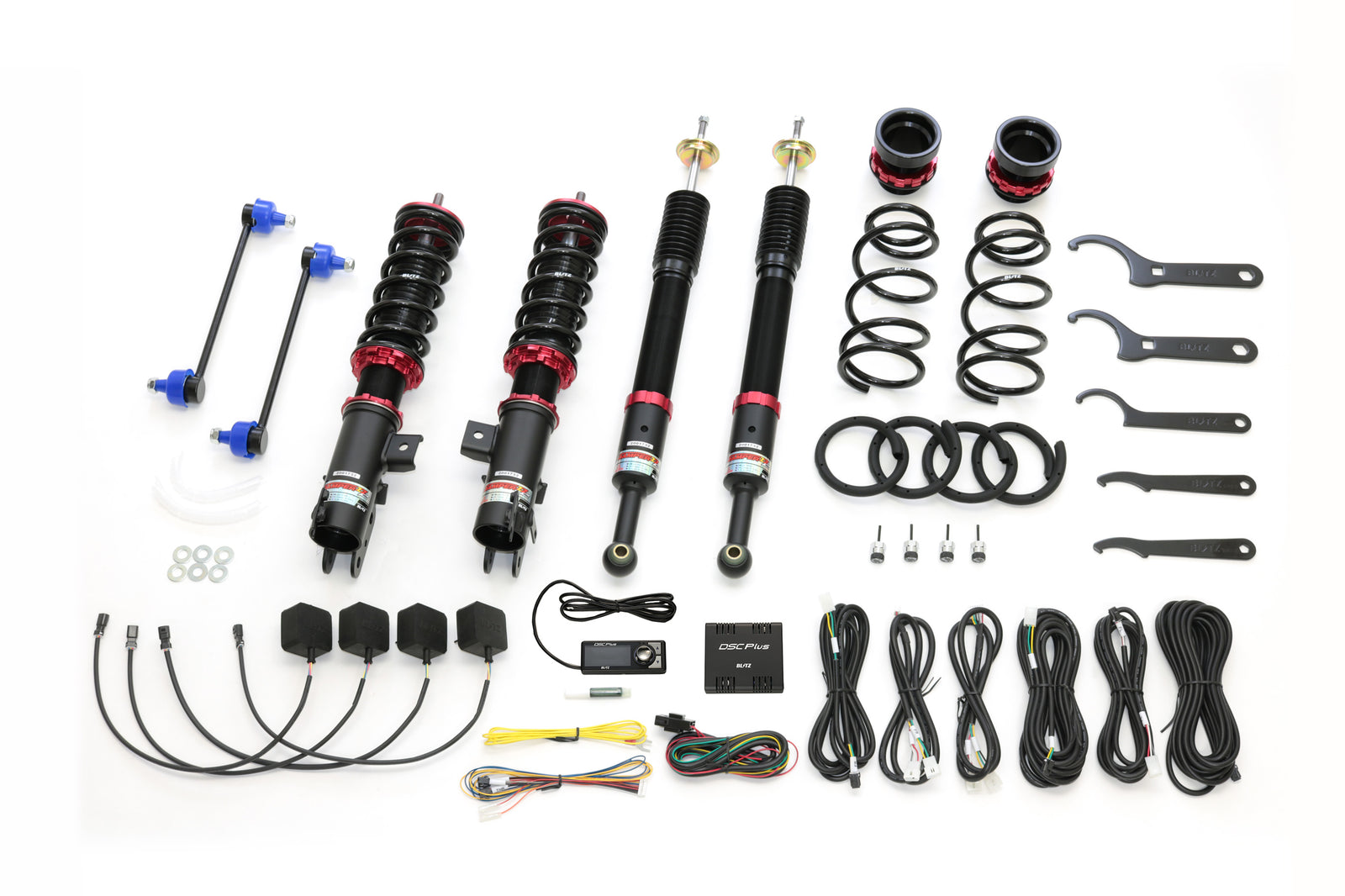 BLITZ ZZ-R DSC PLUS COILOVER SUSPENSION SET FOR SUBARU CHIFFON LA650F KF(TURBO NA) 98537