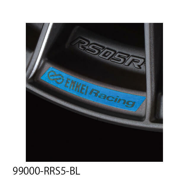 ENKEI RACING REVOLUTION RIM STICKER BLUE 99000-RRS5-BL