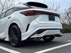 EXART ONE MUFFLER STAINLESS STEEL OVAL TAILPIPE (110MM X 70MM 4 PIECES) EXHAUST EXHAUST FOR LEXUS RX450H+ 6LA-AALH16 A25A-FXS EA02-LX115-S