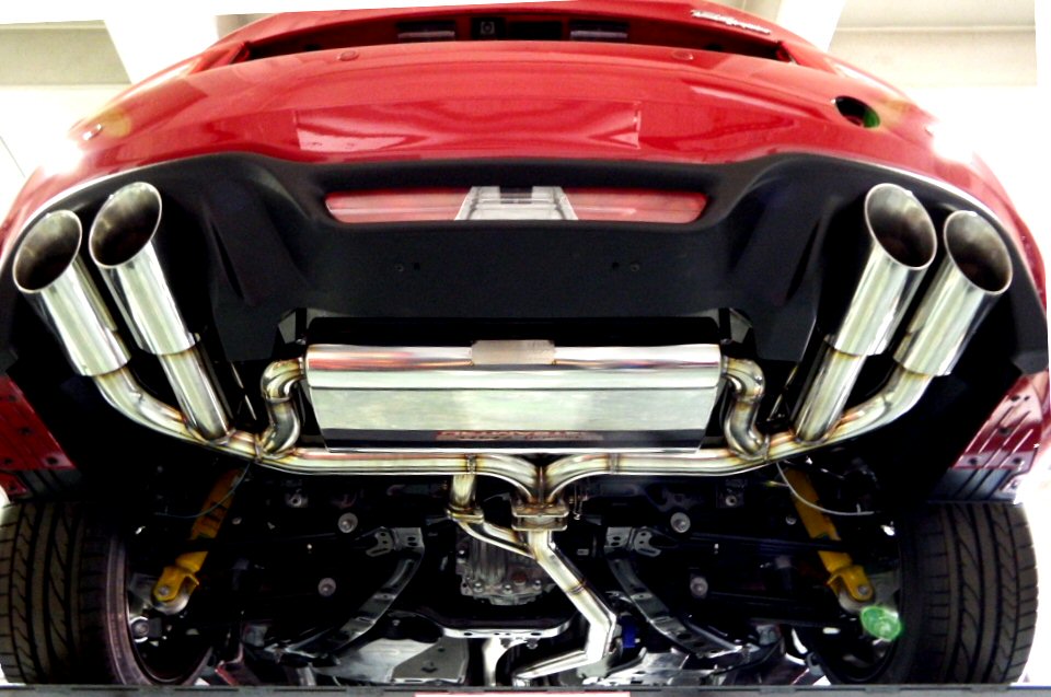 KREISSIEG F1 SOUND VALVETRONIC EXHAUST SYSTEM STAINLESS STEEL FLOATING CURL TAIL SANDBLASTED KSG LOGO FOR ABARTH 124 SPIDER 6AT AB124-1-STAINLESS