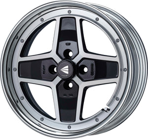 ENKEI ENKEI NEO CLASSIC APACHE2 NEO HI DISK 17X8.5J 100X4 45~5 MACHINING BLACK ENKEI-01409