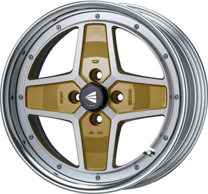 ENKEI ENKEI NEO CLASSIC APACHE2 NEO HI DISK 16X6J 100X4 40~25 MACHINING GOLD ENKEI-01378