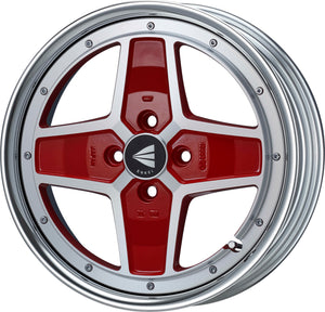 ENKEI ENKEI NEO CLASSIC APACHE2 NEO HI DISK 17X8J 100X4 45~5 MACHINING RED ENKEI-01392