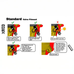 RAYS APEX DESIGN RAPID PRECISION STD AIR VALVE 1PC 6505AX0202002