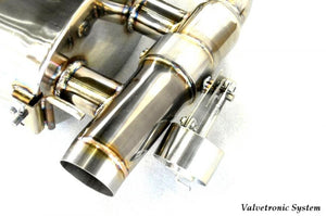 KREISSIEG FIRST CATBACK F1 SOUND VALVETRONIC EXHAUST SYSTEM TITANIUM FLOATING CURL TAIL SANDBLAST KSG LOGO MARK FOR ASTON MARTIN DB9 2004 - 2011 ASDB9-02-TITANIUM