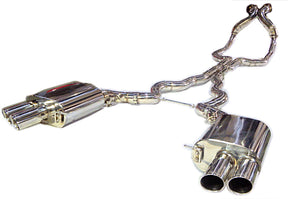 KREISSIEG EXHAUST MANIFOLD BACK F1 SOUND VALVETRONIC EXHAUST SYSTEM STAINLESS STEEL FLOATING CURL TAIL SANDBLASTED KSG LOGO MARK FOR BMW F12 CABRIOLET M6 BMF12-01-STAINLESS-F12