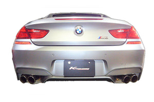 KREISSIEG EXHAUST MANIFOLD BACK F1 SOUND VALVETRONIC EXHAUST SYSTEM STAINLESS STEEL FLOATING CURL TAIL SANDBLASTED KSG LOGO MARK FOR BMW F13 COUPE M6 BMF12-01-STAINLESS-F13