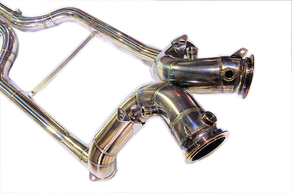 KREISSIEG EXHAUST MANIFOLD BACK F1 SOUND VALVETRONIC EXHAUST SYSTEM TITANIUM FLOATING CURL TAIL SANDBLASTED KSG LOGO MARK FOR BMW F13 COUPE M6 BMF12-01-TITANIUM-F13