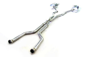 KREISSIEG FIRST CAT-BACK F1 SOUND VALVETRONIC EXHAUST SYSTEM STAINLESS STEEL FLOATING CURL TAIL SANDBLASTED KSG LOGO MARK FOR BMW E63 COUPE M6 BME63-01-STAINLESS-E63