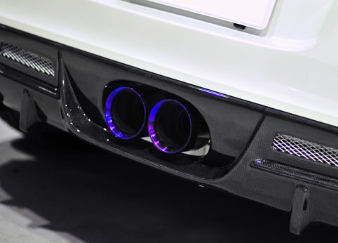 NOBLESSE  CENTER DUAL EXHAUST MUFFLER TYPE B TAIL TITANIUM RACING FOR HONDA CR-Z ZF1 6MT  CRZM-S2A-222