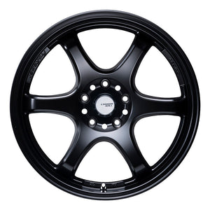 5ZIGEN CANNON BALL 15X5.5 +45 4-100 SEMI GLOSS BLACK CAB5554540SB