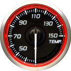 DEFI RACER GAUGE N2 PLUS THERMOMETER 30~150°C 52MM RED DF19302