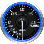 DEFI RACER GAUGE N2 PLUS TURBO -100kPa~+200kPa 60MM BLUE DF19501