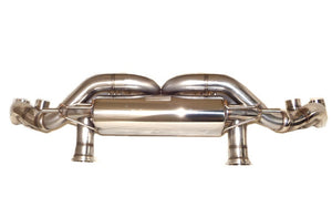 KREISSIEG CAT-BACK F1 SOUND VALVETRONIC EXHAUST SYSTEM STAINLESS STEEL FLOATING CURL TAIL SANDBLASTED KSG LOGO MARK FOR LAMBORGHINI HURACAN LP610-4 LAH-01-STAINLESS