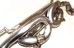 KREISSIEG CAT-BACK F1 SOUND VALVETRONIC EXHAUST SYSTEM STAINLESS STEEL FLOATING CURL TAIL SANDBLASTED KSG LOGO MARK FOR LAMBORGHINI HURACAN LP580-2 LAH580-01-STAINLESS