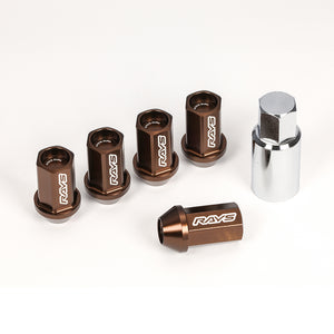 RAYS DURA-LOCK&NUT L42 STRAIGHT M12X1.5 BR (BRONZE) 74020001018BR