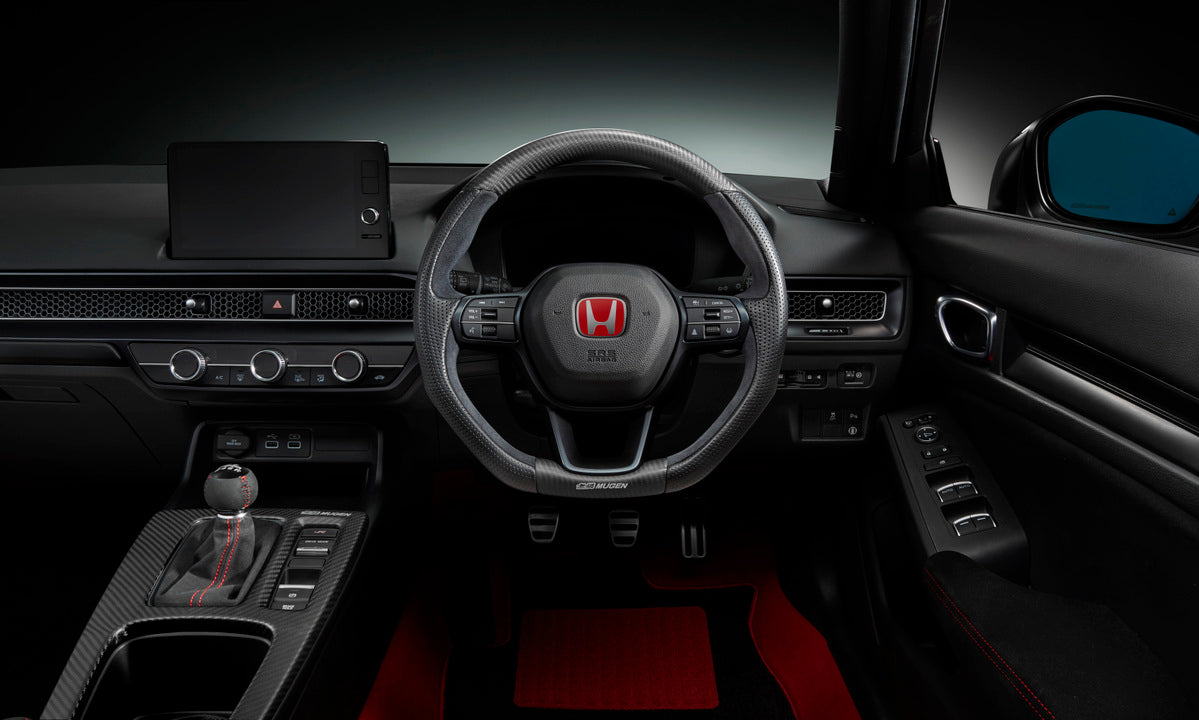 MUGEN SPORTS STEERING WHEEL FOR HONDA CIVIC TYPE R FL5 6BA-FL1 5BA-FL1 6AA-FL4 78501‐XNRC‐K0S0‐BK