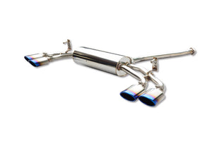 EXART MUFFLER [SILKY SOUND] GRAPHITE METALLIC OVAL TAIL FOR LEXUS NX350H 6AA-AAZH20 6AA-AAZH25 A25A-FXS EA02-LX124-G