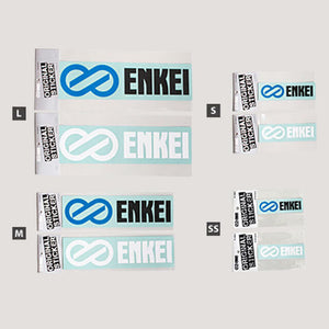 ENKEI ENKEI LOGO STICKER WHITE L ST-EK-LW