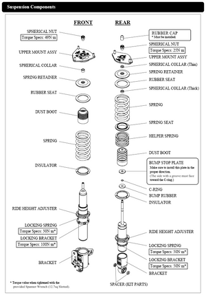 HKS HIPERMAX SERIES OPTION PART HELPER SPRING 2 PCS SET 1799-SA027