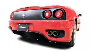 KREISSIEG F1 SOUND VALVETRONIC EXHAUST SYSTEM SUPER HOWLING VER. TITANIUM FLOATING CURL TAIL SANDBLAST KSG LOGO MARK FOR FERRARI F360 CHALLENGE STRADALE F360-13-TITANIUM-CHALLENGE