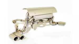 KREISSIEG F1 SOUND VALVETRONIC EXHAUST SYSTEM SUPER HOWLING VER. STAINLESS STEEL FLOATING CURL TAIL SANDBLAST KSG LOGO MARK FOR FERRARI F360 CHALLENGE STRADALE F360-13-STAINLESS-CHALLENGE