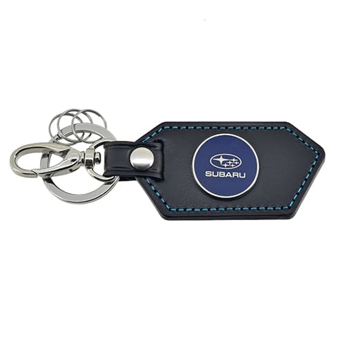 SUBARU HEXAGON KEYCHAIN BLACK COLOR FHPJ21001101