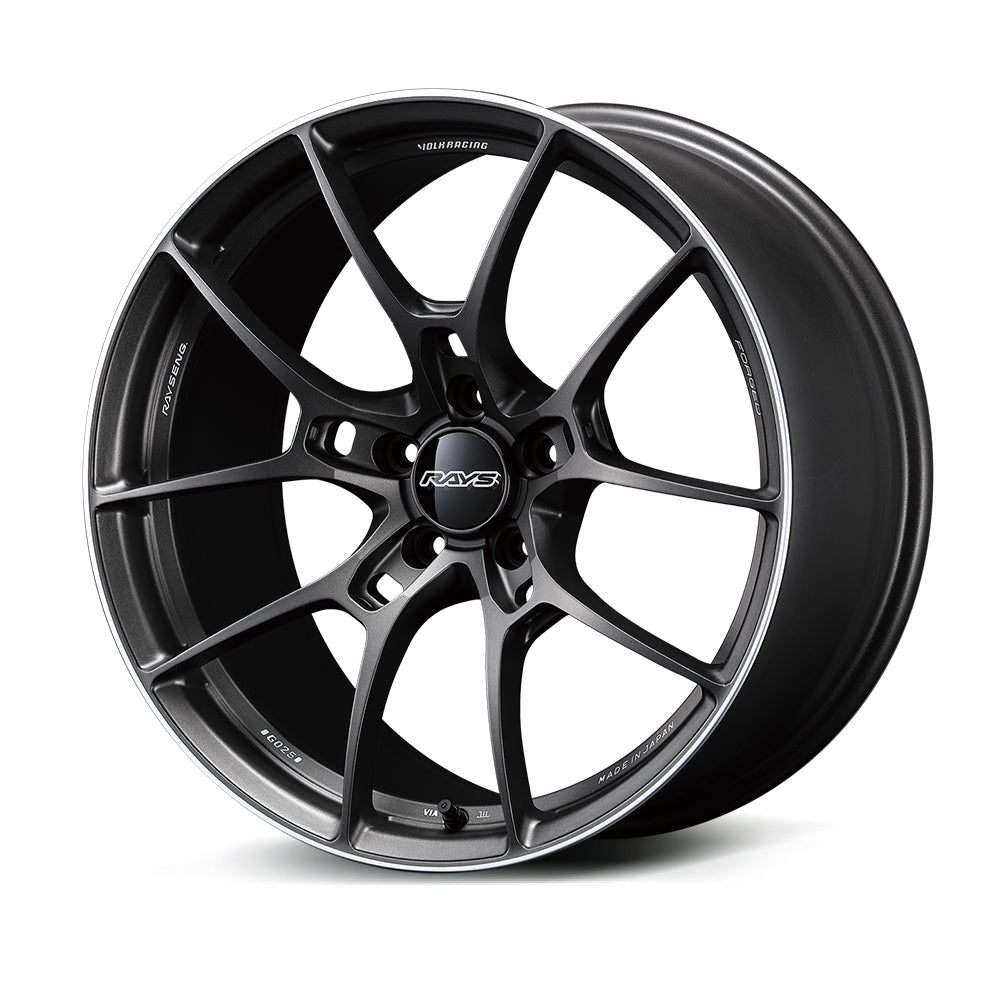 RAYS VOLK RACING G025 18X8.5J +44 5X114.3 MATTE GUN BLACK RIM EDGE DC(MK) 06258854496MK