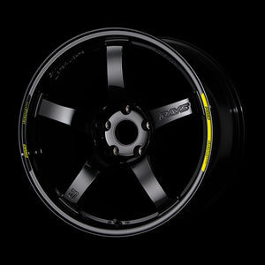 RAYS No.10 GL RIM STICKER 2S YELLOW/BLACK FOR  74040210003YB