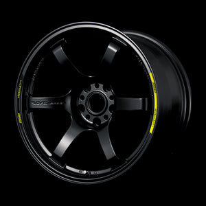 RAYS No.10 GL RIM STICKER 2S YELLOW/BLACK FOR  74040210003YB