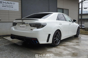EXART IVSC MUFFLER STAINLESS STEEL TAILPIPE (OUTER DIAMETER Φ101) EXHAUST EXHAUST FOR TOYOTA MARK X 350 DBA-GRX133 DBA-GRX130 2GR-FSE 4GR-FSE EA01-TY111-S