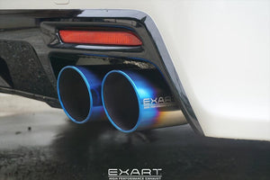 EXART IVSC MUFFLER STAINLESS STEEL TAILPIPE (OUTER DIAMETER Φ101) EXHAUST EXHAUST FOR TOYOTA MARK X 350 DBA-GRX133 DBA-GRX130 2GR-FSE 4GR-FSE EA01-TY111-S