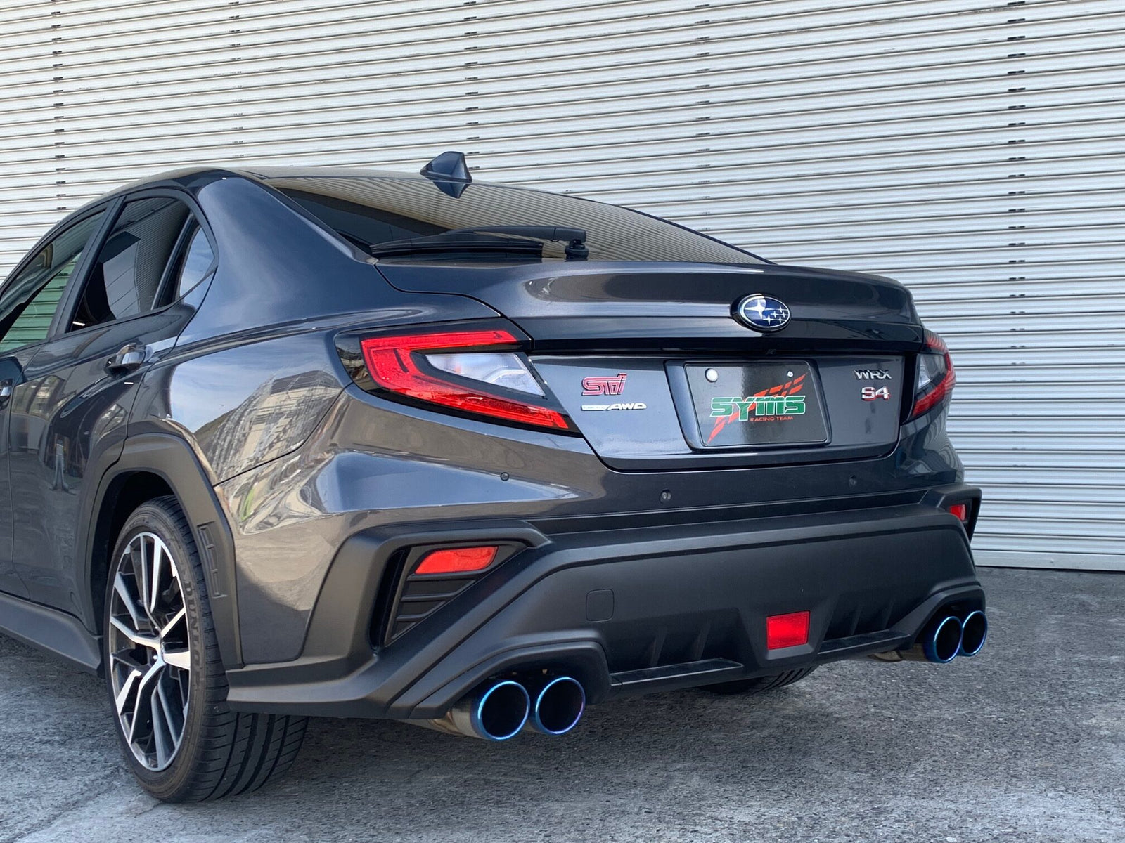 SYMS EX CHAMBER AND MUFFLER SET FOR SUBARU WRX S4 VBH Y0800VB011