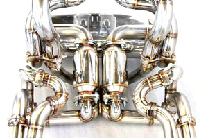 KREISSIEG F1 SOUND VALVETRONIC EXHAUST SYSTEM STAINLESS STEEL TAIL SANDBLASTED KSG LOGO MARK WITHOUT BUMPER FOR LAMBORGHINI DIABLO 5.0 VT SV ROADSTER LAD-04-STAINLESS-WITHOUTBUMPER